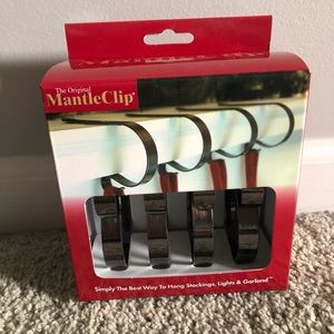 The Original Mantle Clip Bronze Set of Four New